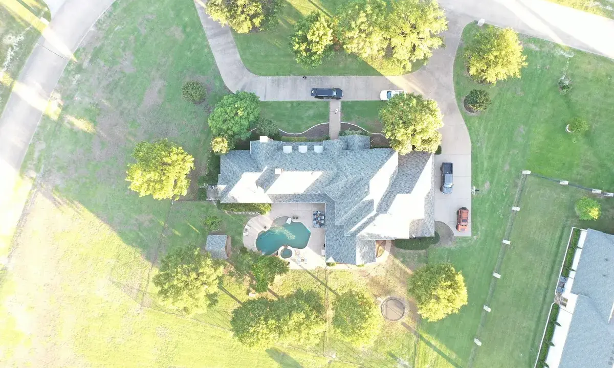 New shingle roof installation on a home in Hurst